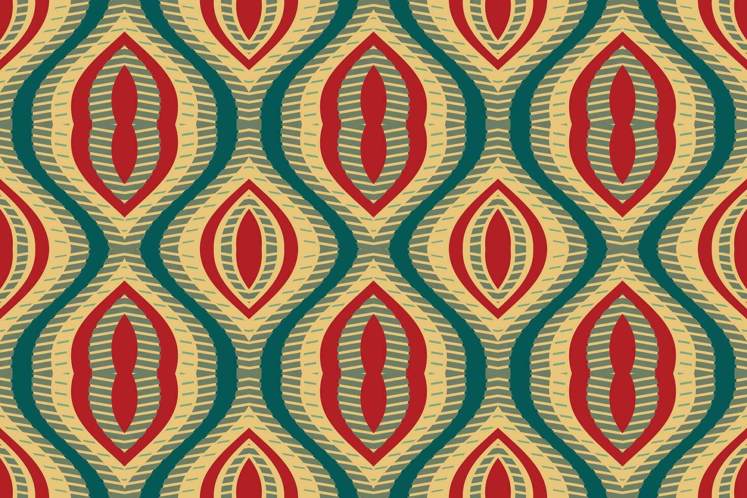 ikat floral paisley broderie Contexte. ikat fleur géométrique ethnique Oriental modèle traditionnel.aztèque style abstrait vecteur illustration.design pour texture, tissu, vêtements, emballage, paréo.