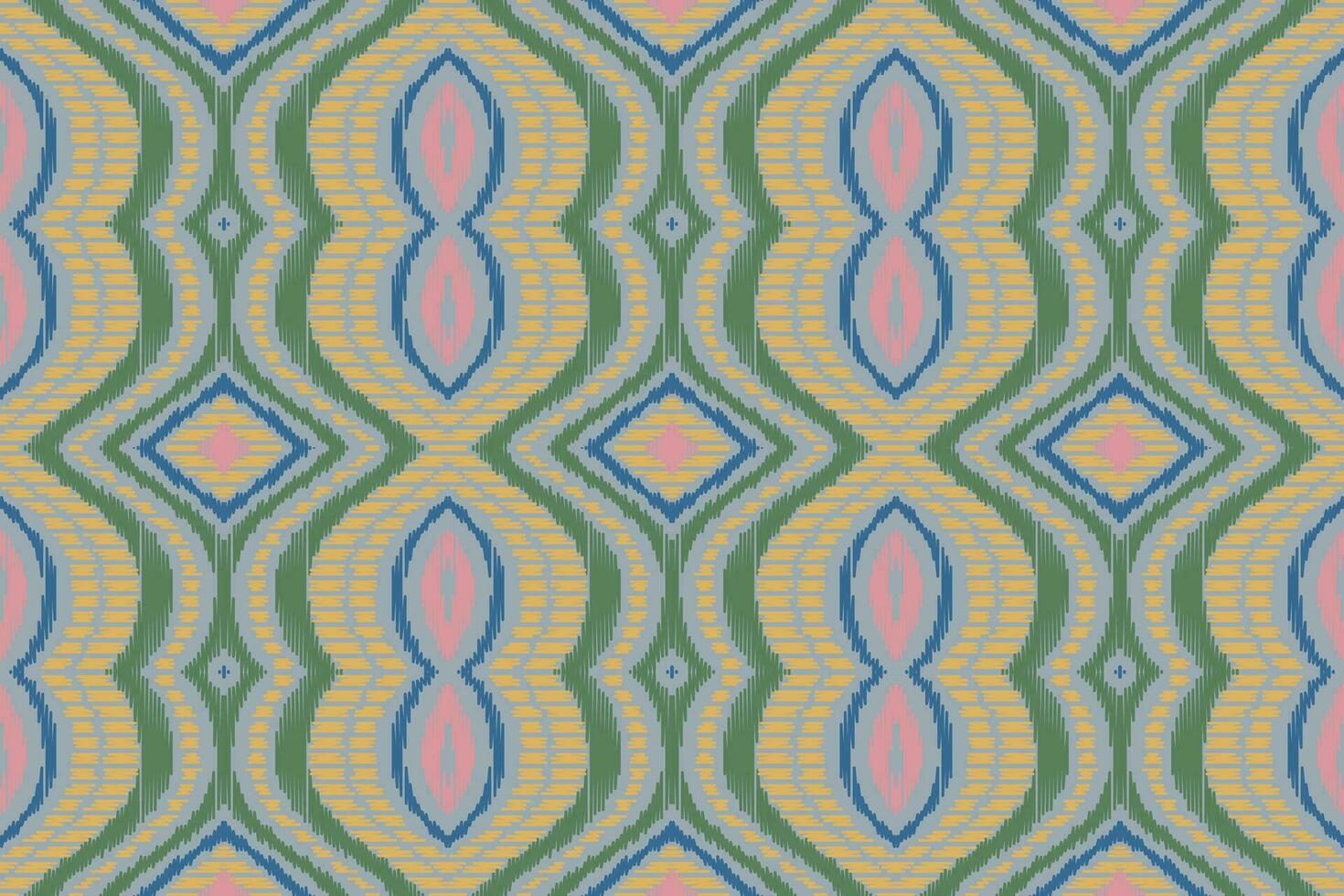 motif ikat paisley broderie Contexte. ikat chevron géométrique ethnique Oriental modèle traditionnel. ikat aztèque style abstrait conception pour impression texture, tissu, sari, sari, tapis. vecteur