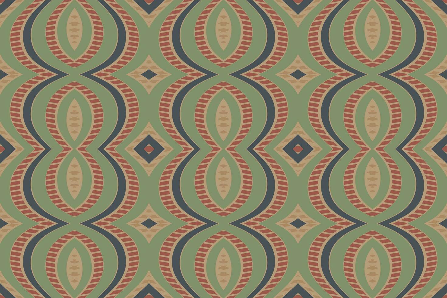ikat damassé paisley broderie Contexte. ikat Bande géométrique ethnique Oriental modèle traditionnel. ikat aztèque style abstrait conception pour impression texture, tissu, sari, sari, tapis. vecteur
