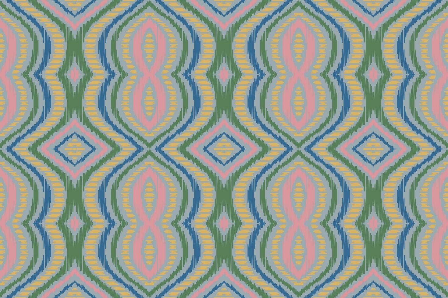 motif ikat paisley broderie Contexte. ikat chevron géométrique ethnique Oriental modèle traditionnel.aztèque style abstrait vecteur illustration.design pour texture, tissu, vêtements, emballage, paréo.