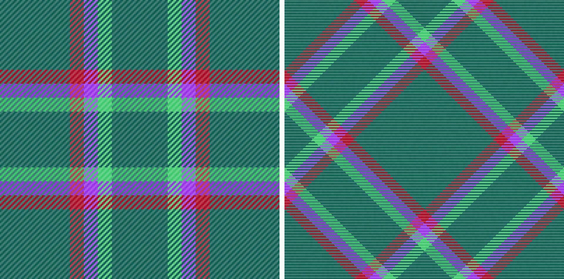 tartan textile sans couture de modèle vecteur vérifier avec une Contexte plaid texture tissu.