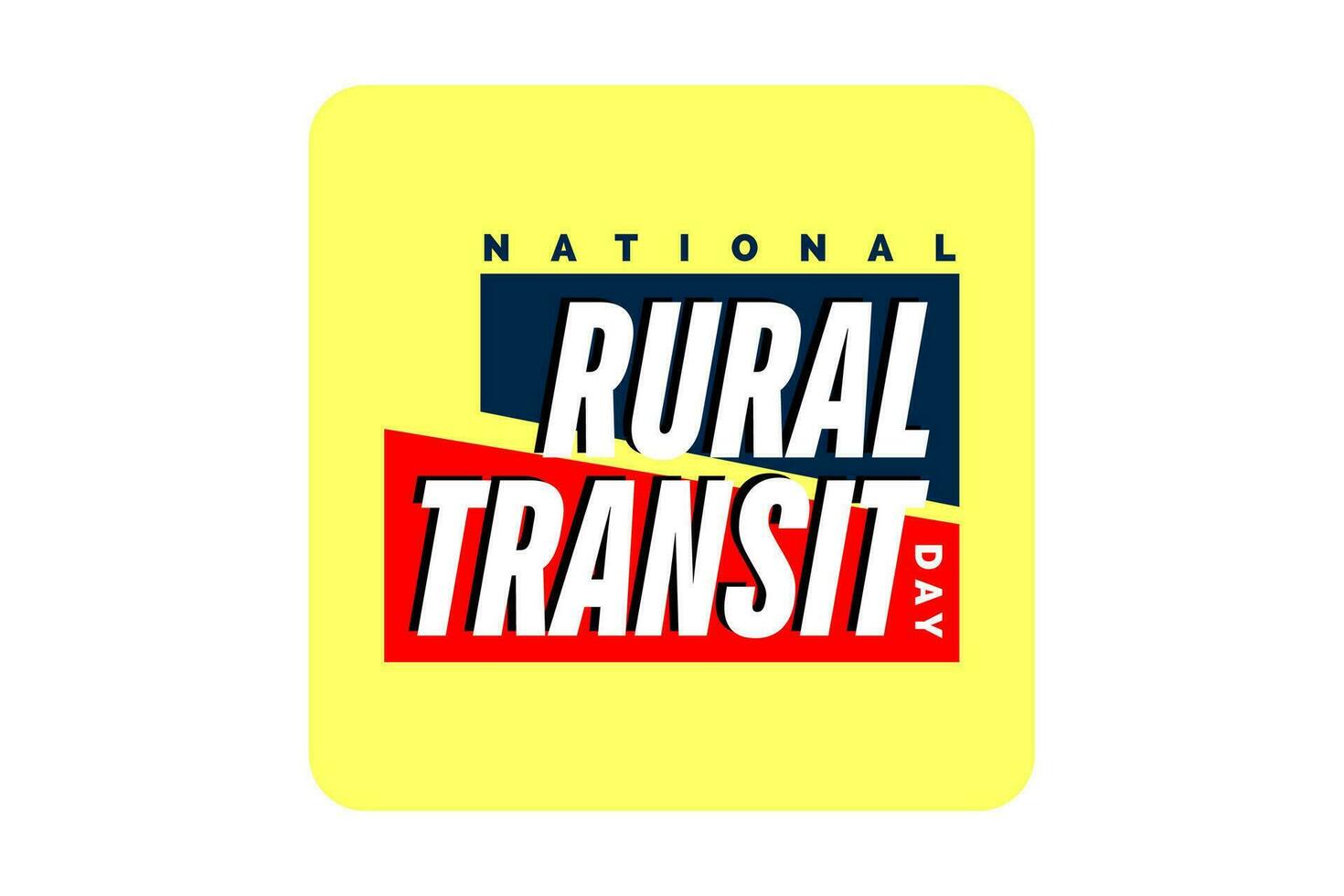 nationale rural transit journée vecteur