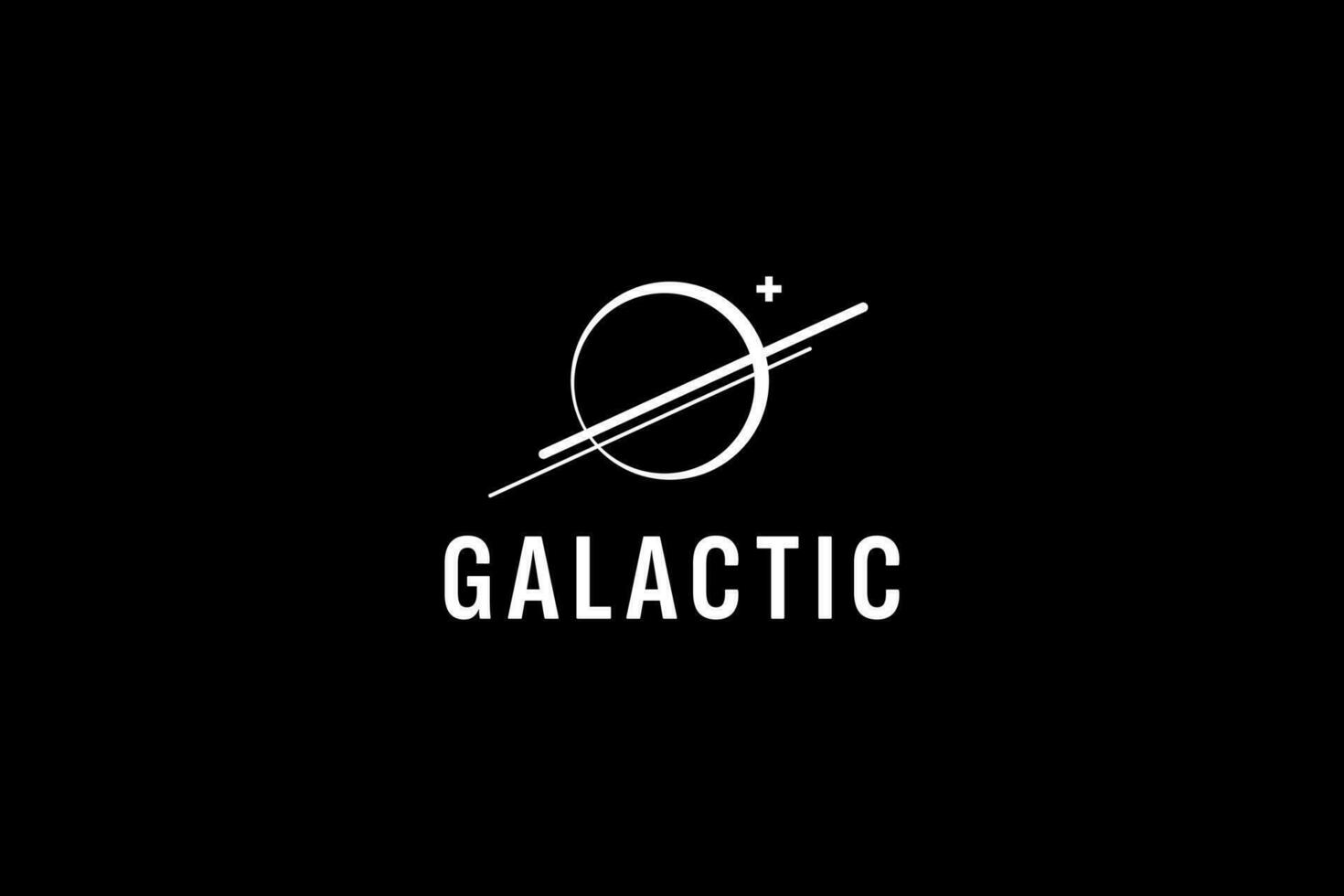 galactique logo vecteur icône illustration