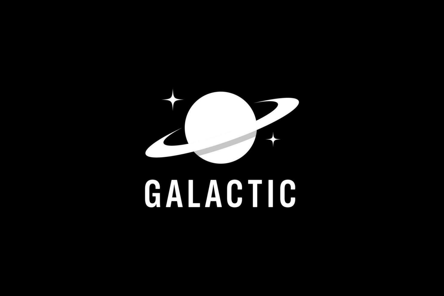 galactique logo vecteur icône illustration