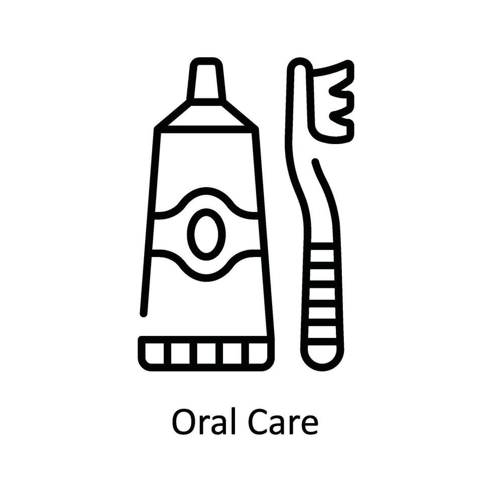 oral se soucier vecteur contour icône conception illustration. pharmacie symbole sur blanc Contexte eps dix fichier