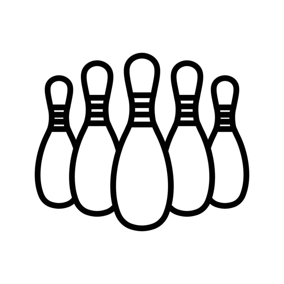 bowling icône vecteur conception modèle dans blanc Contexte