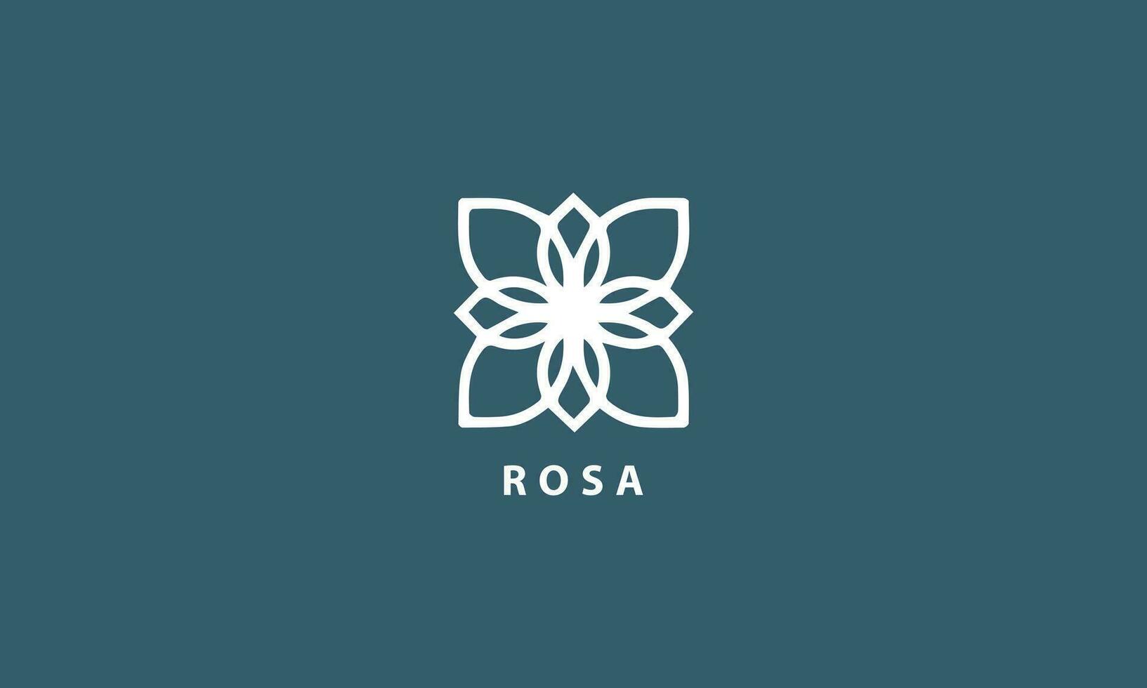logo avec Trois fleur pétales vecteur