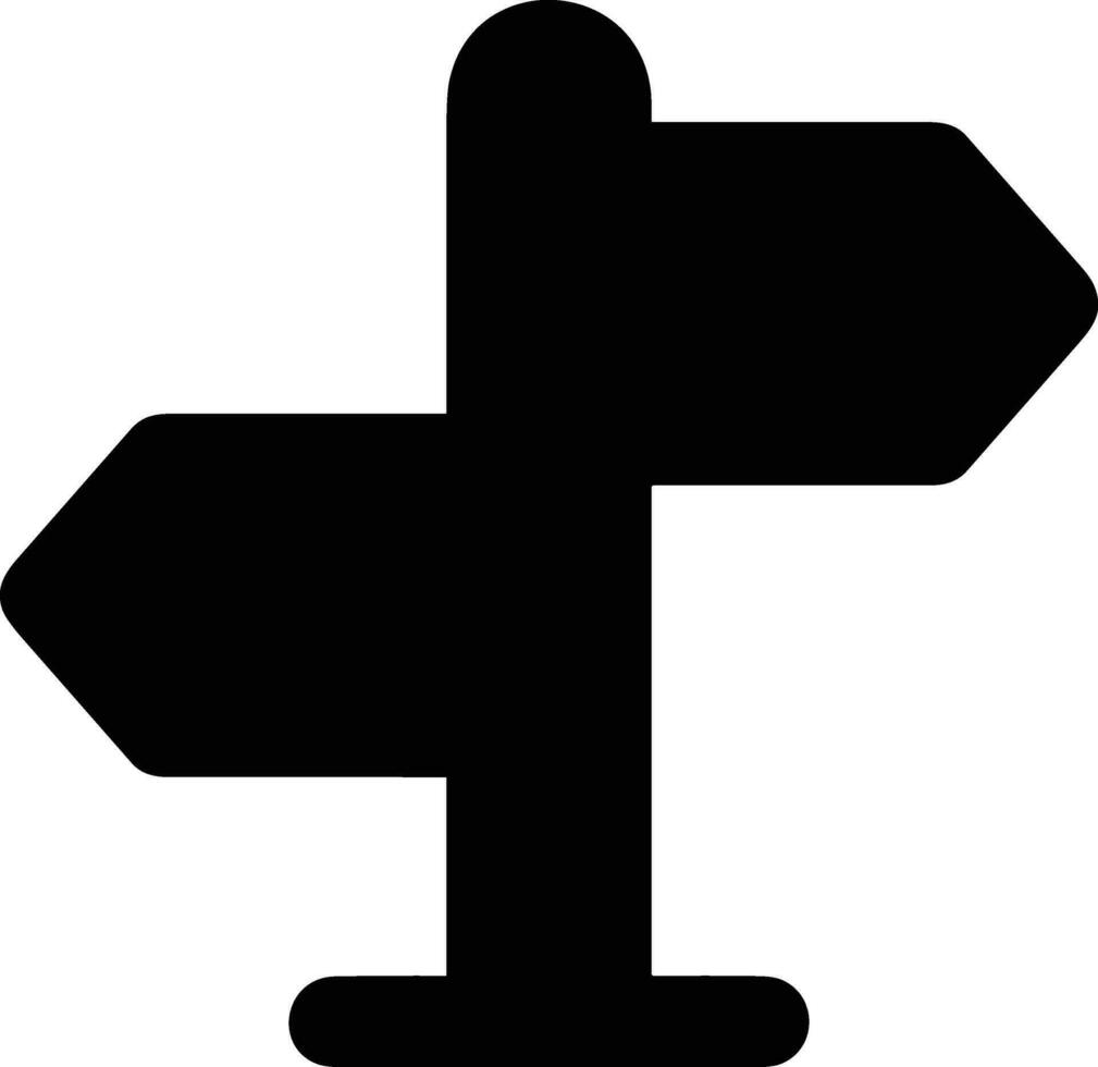 poteau indicateur direction icône symbole vecteur image. illustration de le La Flèche information enseigne guider destination conception image. eps dix