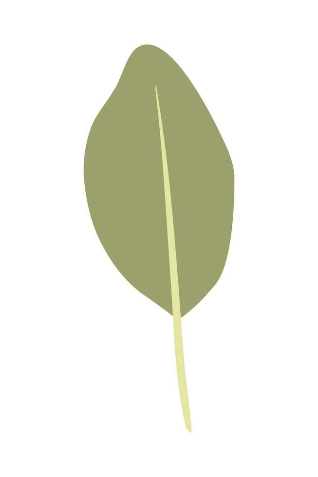 tropical feuilles éléments. dessiné à la main vecteur illustration. tropical feuilles et abstrait exotique plan vecteur conception éléments sur le blanc Contexte.