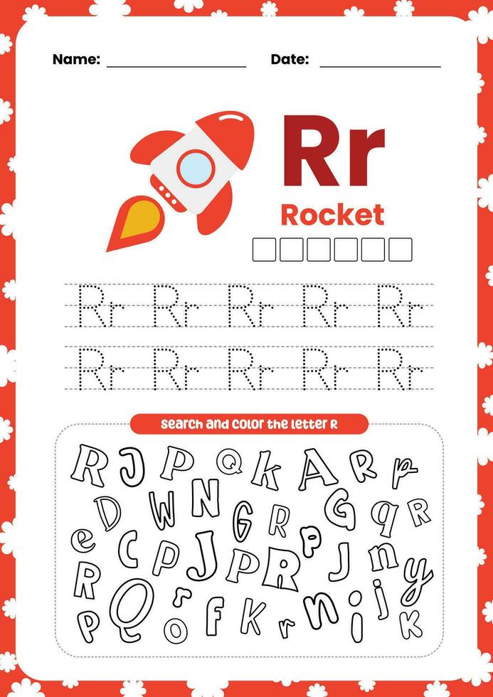 plat conception vecteur apprendre alphabet lettre Anglais carte flash imprimable affiche pour des gamins activité