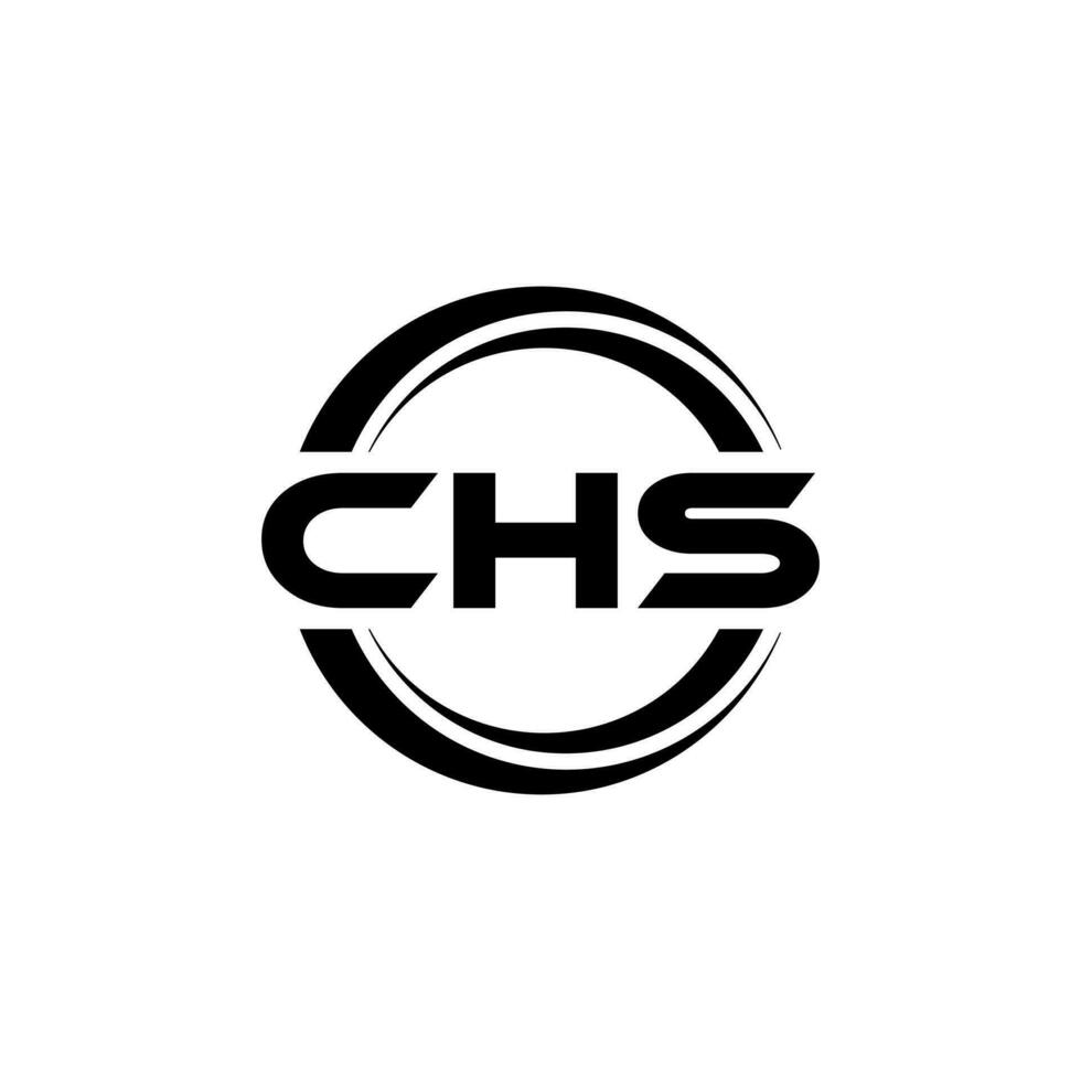 chs logo conception, inspiration pour une unique identité. moderne élégance et Créatif conception. filigrane votre Succès avec le frappant cette logo. vecteur