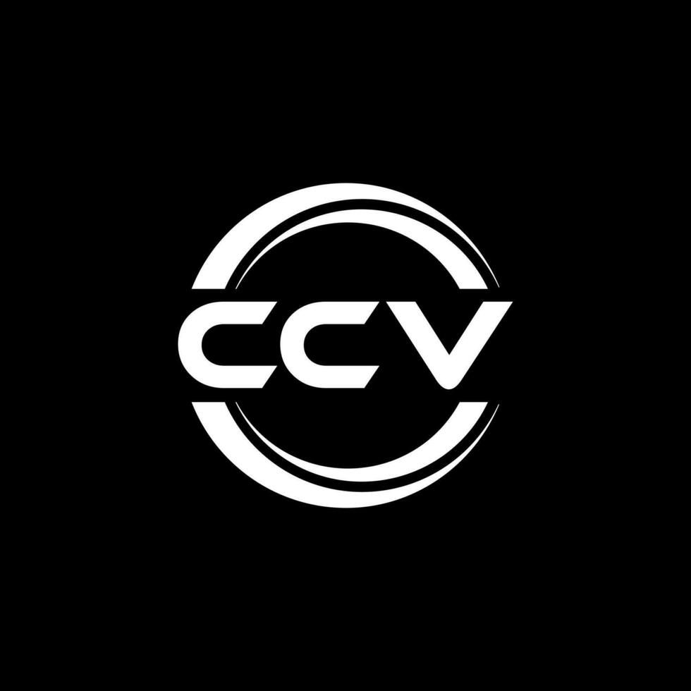 CCV logo conception, inspiration pour une unique identité. moderne élégance et Créatif conception. filigrane votre Succès avec le frappant cette logo. vecteur