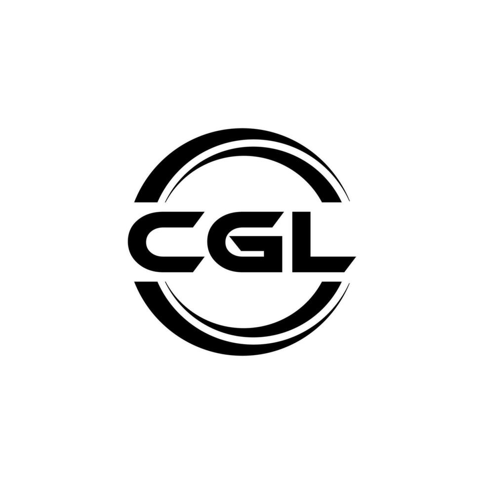 cgl logo conception, inspiration pour une unique identité. moderne élégance et Créatif conception. filigrane votre Succès avec le frappant cette logo. vecteur