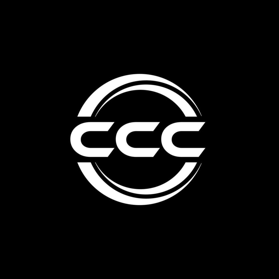 ccc logo conception, inspiration pour une unique identité. moderne élégance et Créatif conception. filigrane votre Succès avec le frappant cette logo. vecteur