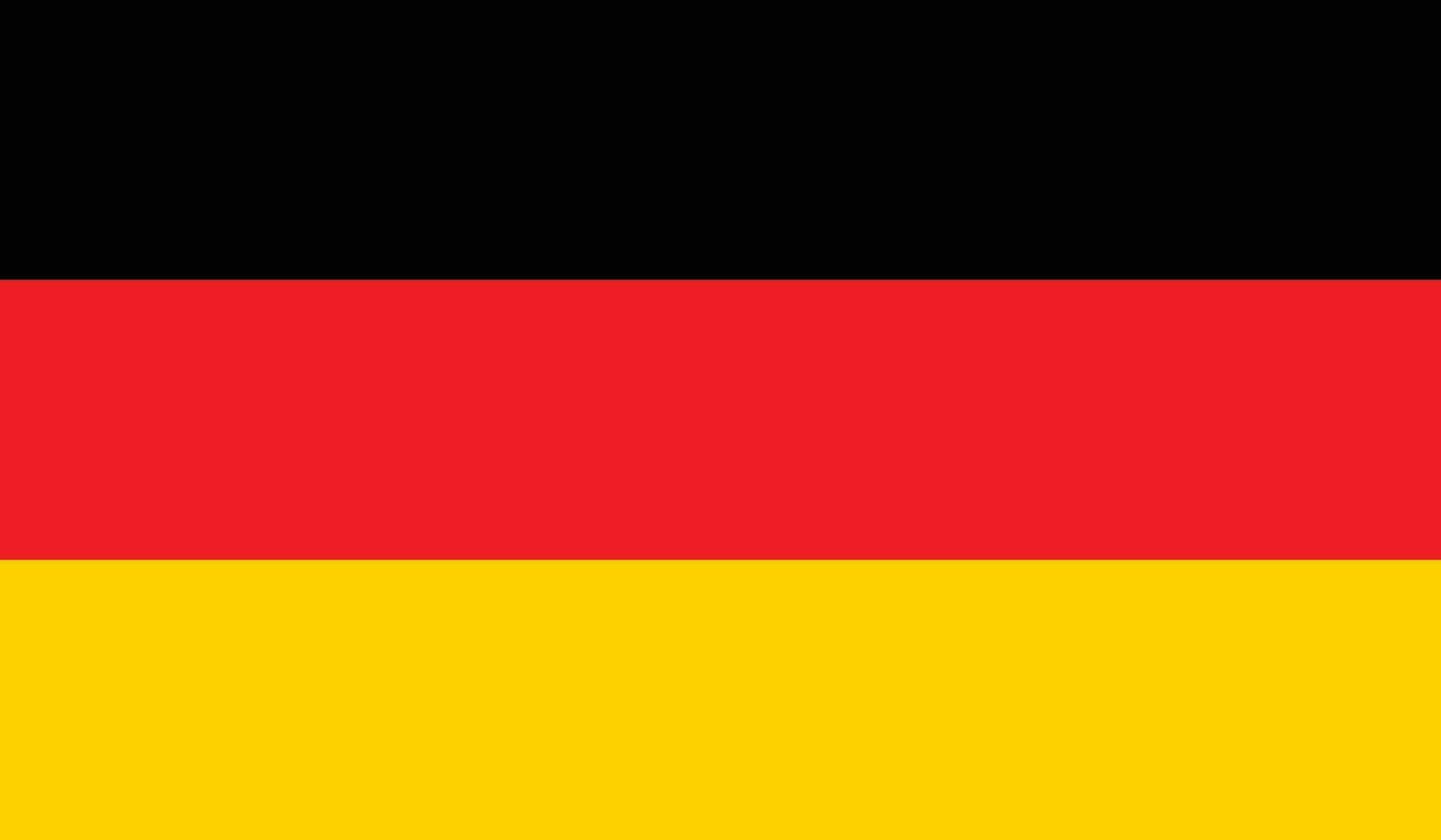 plat illustration de Allemagne drapeau. Allemagne drapeau vecteur gratuit vecteur.