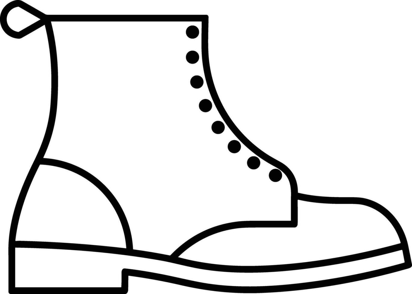 bottes symbole icône vecteur image. illustration de le démarrage chaussure chaussure conception image. eps dix