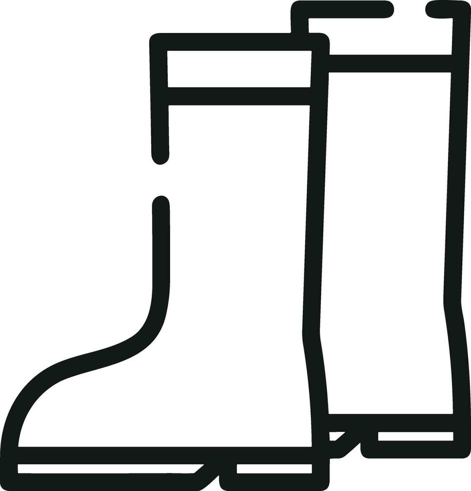 bottes symbole icône vecteur image. illustration de le démarrage chaussure chaussure conception image. eps dix