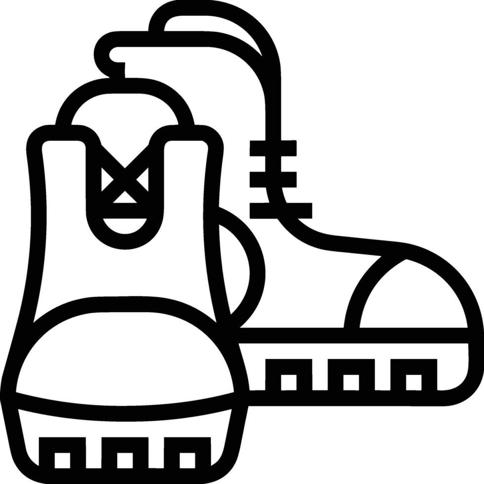 bottes symbole icône vecteur image. illustration de le démarrage chaussure chaussure conception image. eps dix
