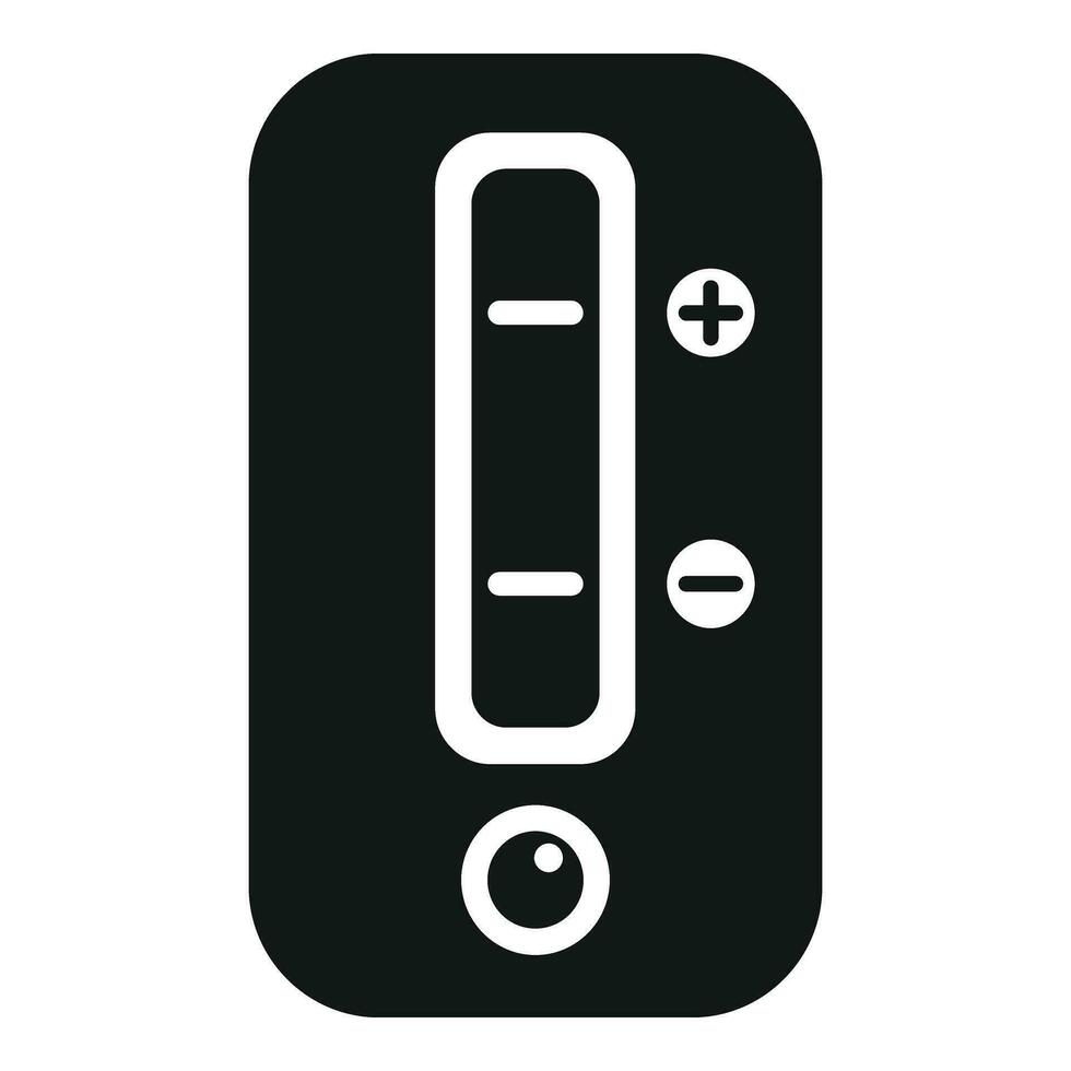 Les données tester icône Facile vecteur. échantillon clinique vecteur