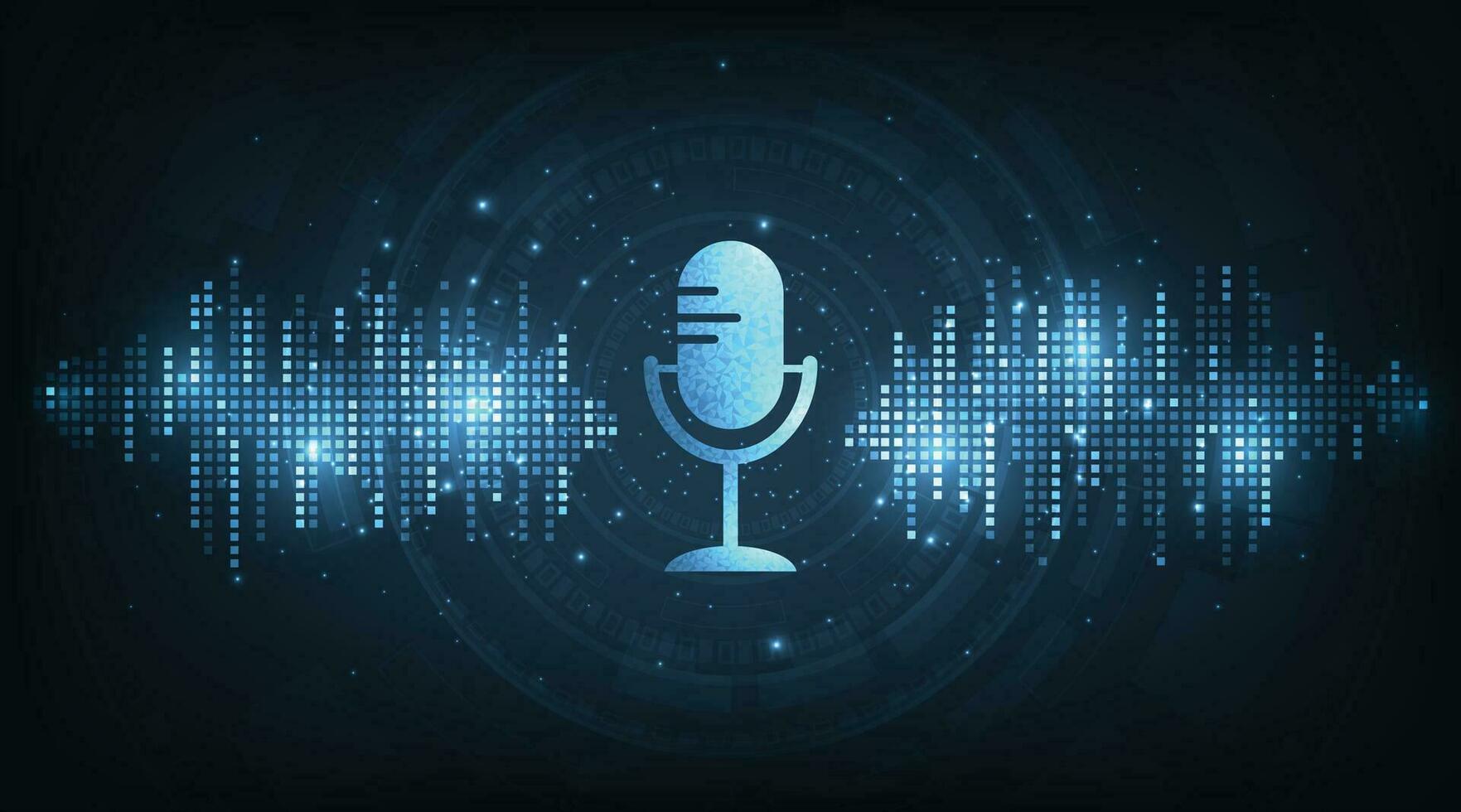 podcast, l'Internet numérique enregistrement concept. vecteur
