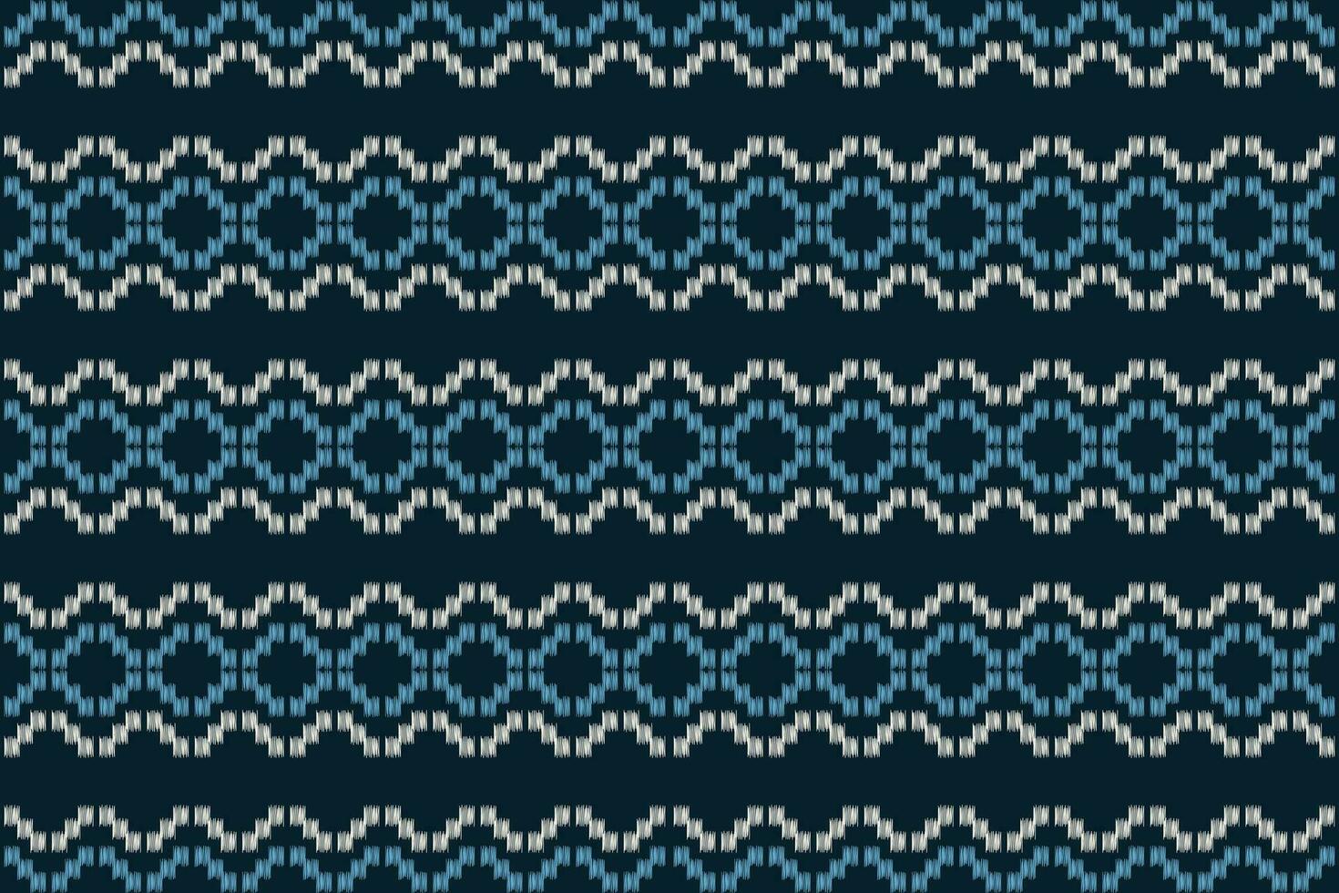 ethnique ikat en tissu modèle géométrique style.africain ikat broderie ethnique Oriental modèle bleu Contexte. abstrait, vecteur, illustration.texture, vêtements, cadre, décoration, tapis, motif. vecteur