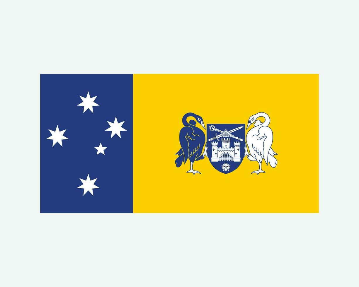 australien Capitale territoire drapeau. fédéral Capitale territoire de Australie bannière. eps vecteur illustration.