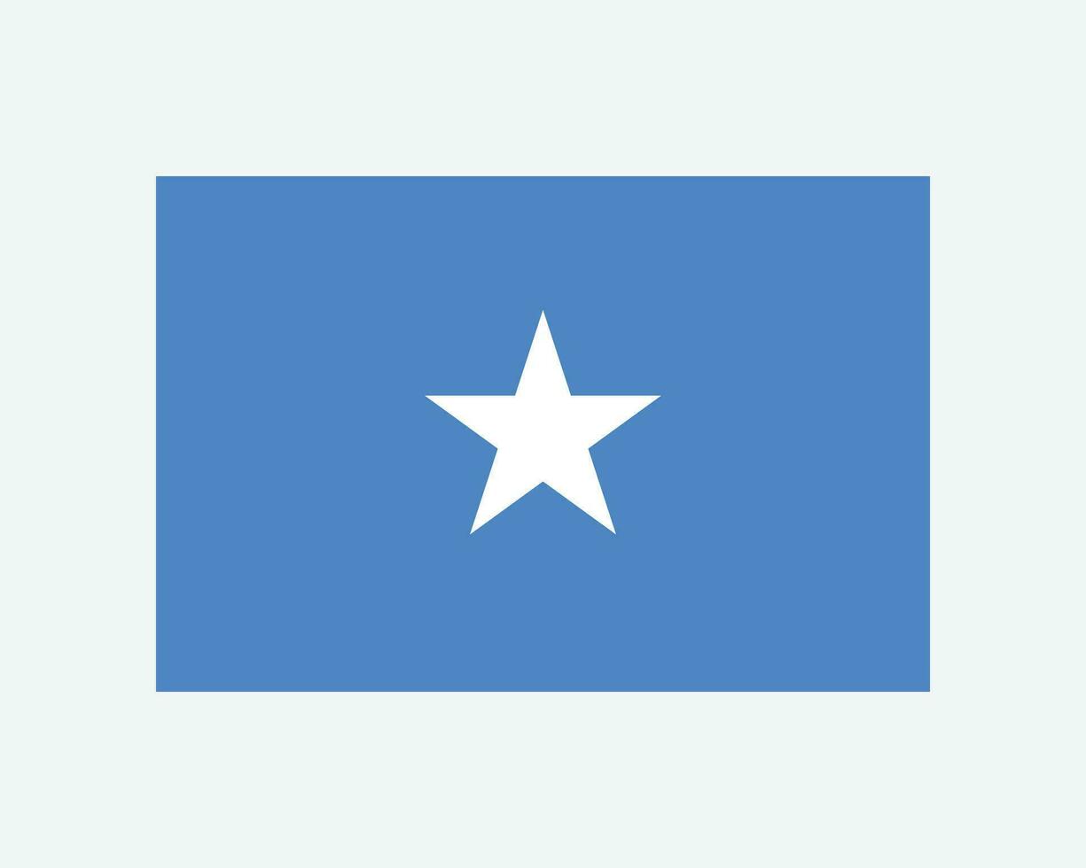 nationale drapeau de Somalie. somali somalien pays drapeau. fédéral république de Somalie détaillé bannière. eps vecteur illustration Couper déposer.