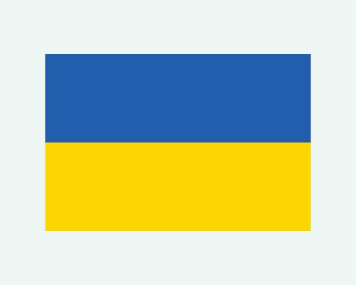 nationale drapeau de Ukraine. ukrainien pays drapeau. Ukraine détaillé bannière. eps vecteur illustration Couper déposer.