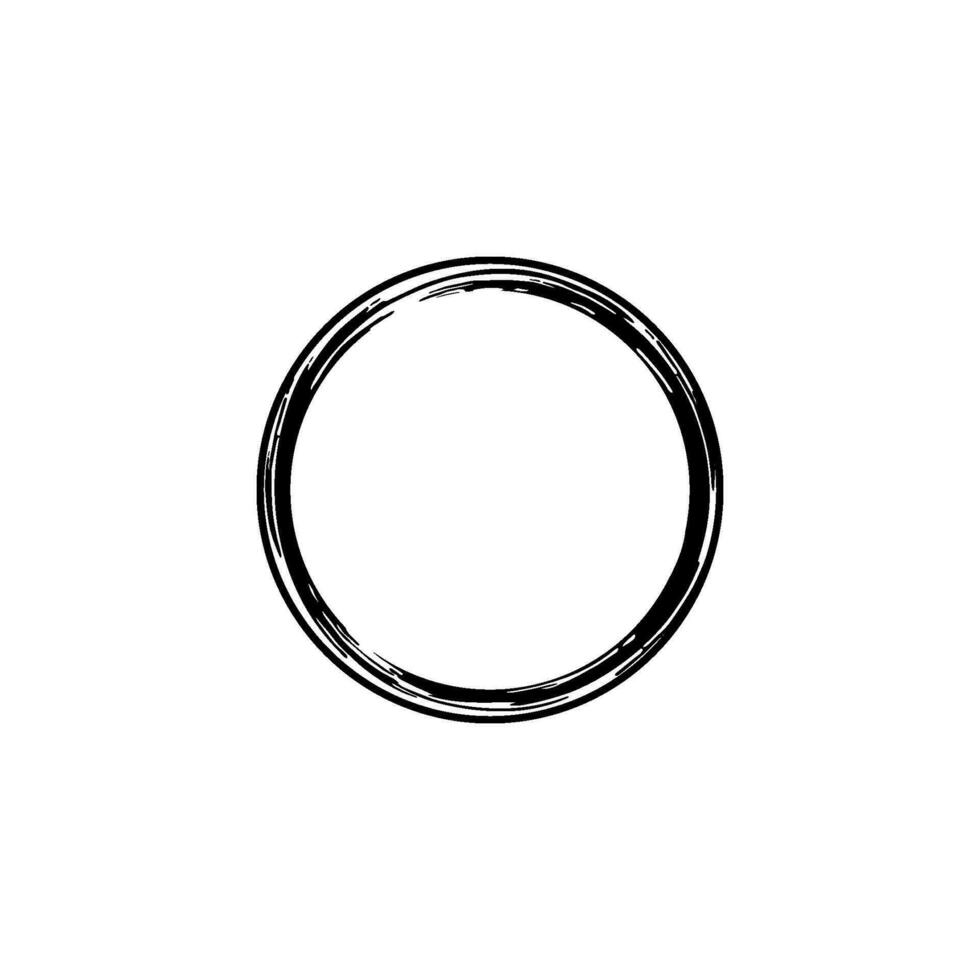 Zen cercle icône symbole. esthétique cercle forme pour logo, art cadre, art illustration, site Internet ou graphique conception élément. vecteur illustration