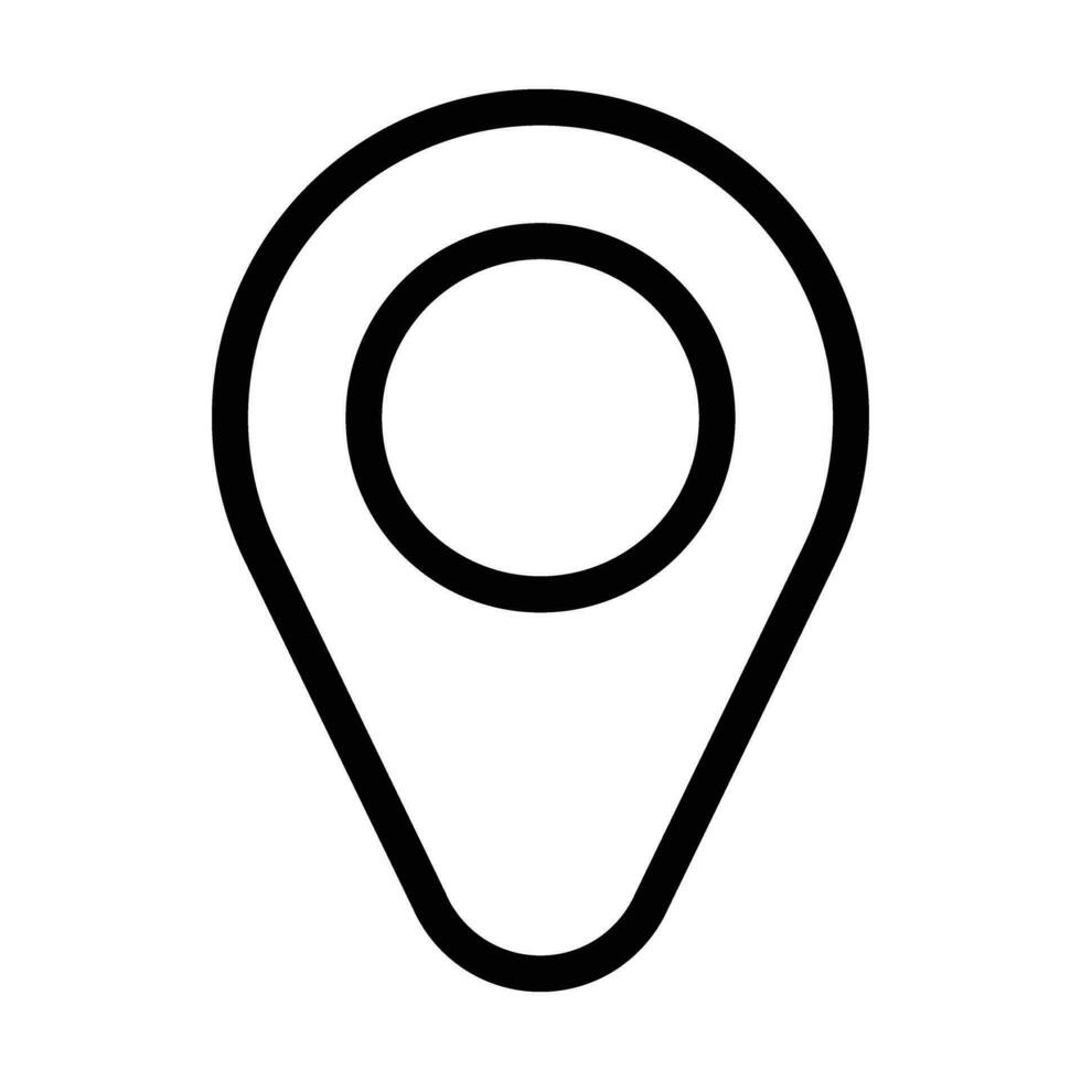 Facile forme vecteur icône de emplacement point