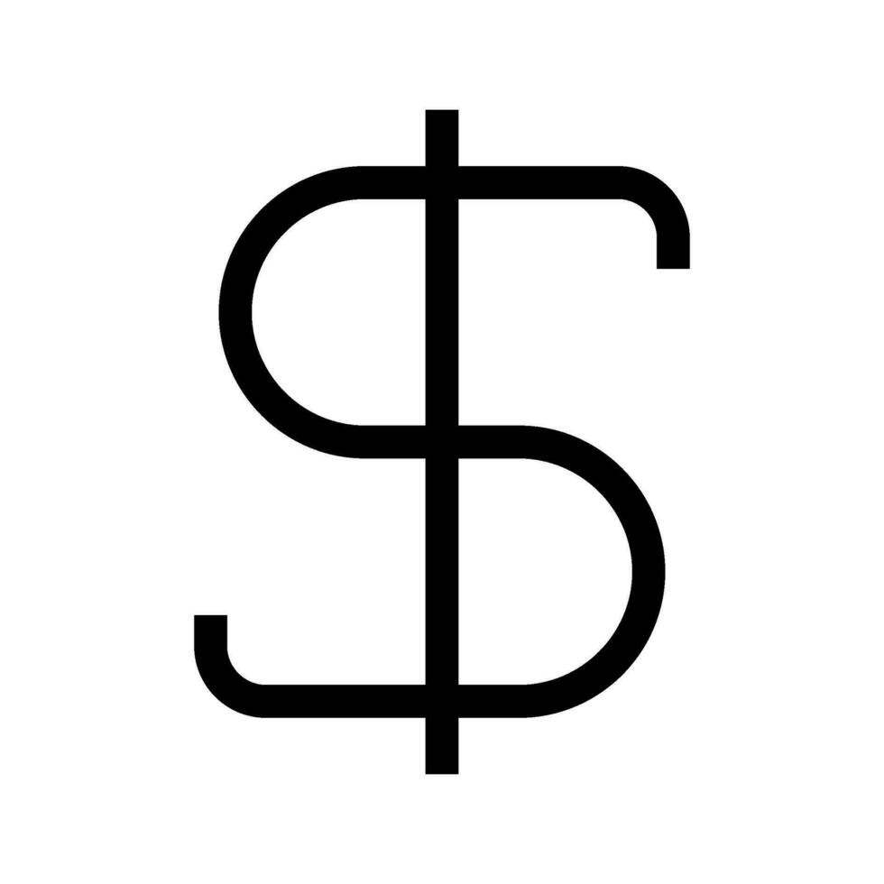 dollar icône vecteur symbole conception illustration