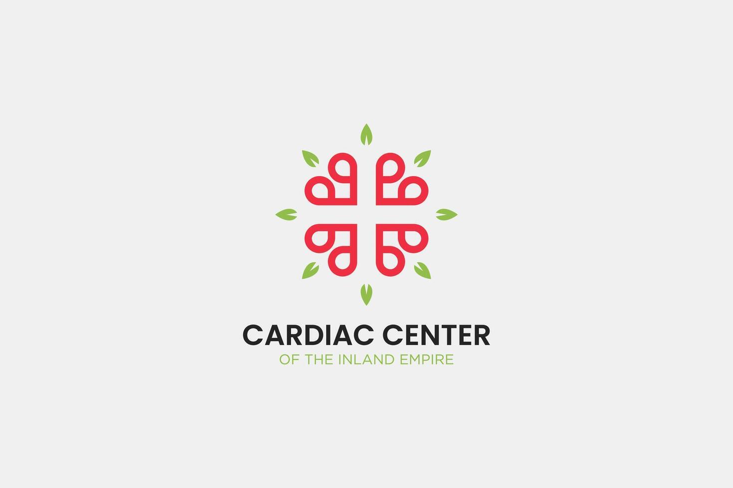 cardiologie centre logo vecteur