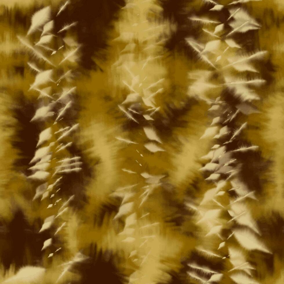 sans couture attacher colorant modèle avec brun, Jaune taches et beige verticale rayé taches. psychédélique hippie texture. Années 70 style sale conception motif vecteur