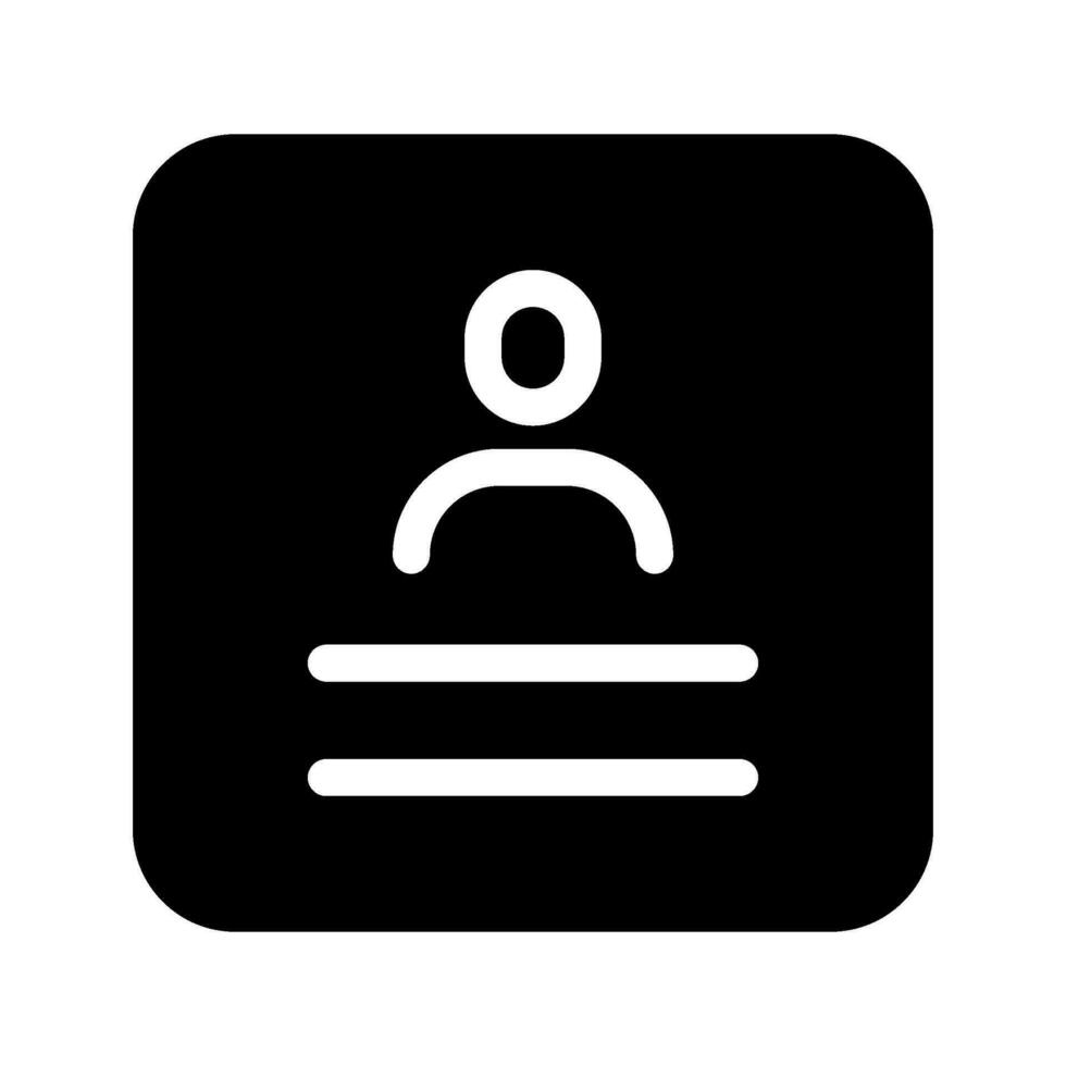 profil icône vecteur symbole conception illustration