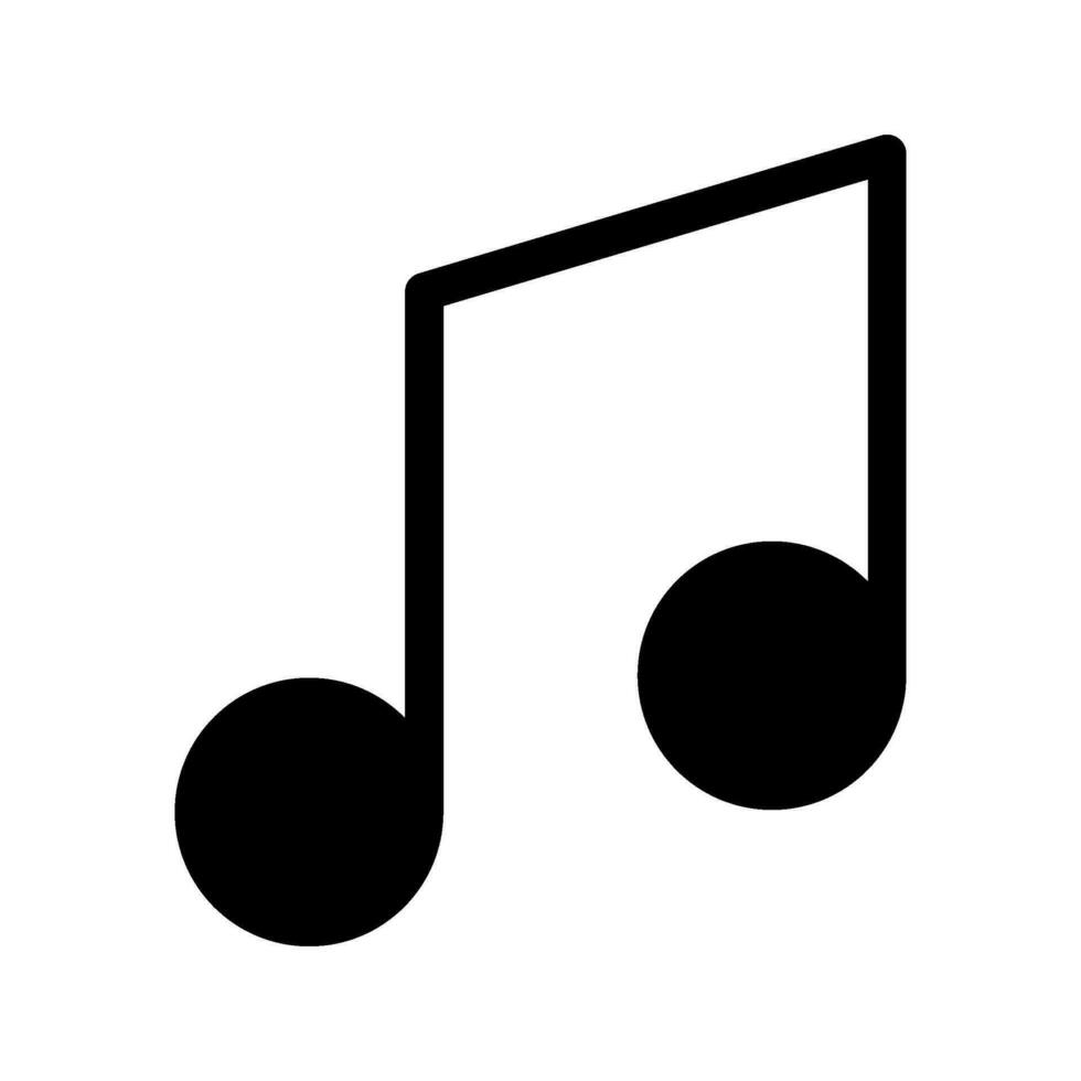 la musique icône vecteur symbole conception illustration