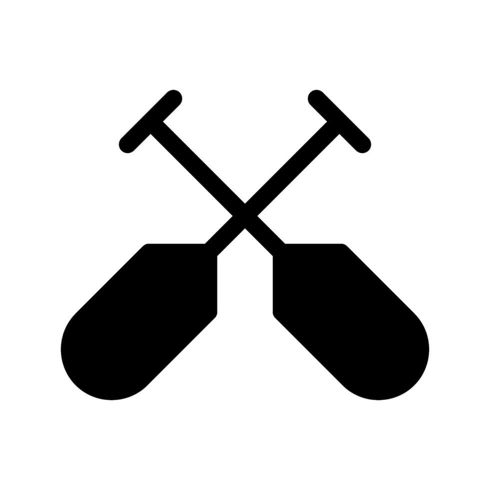 pagayer icône vecteur symbole conception illustration