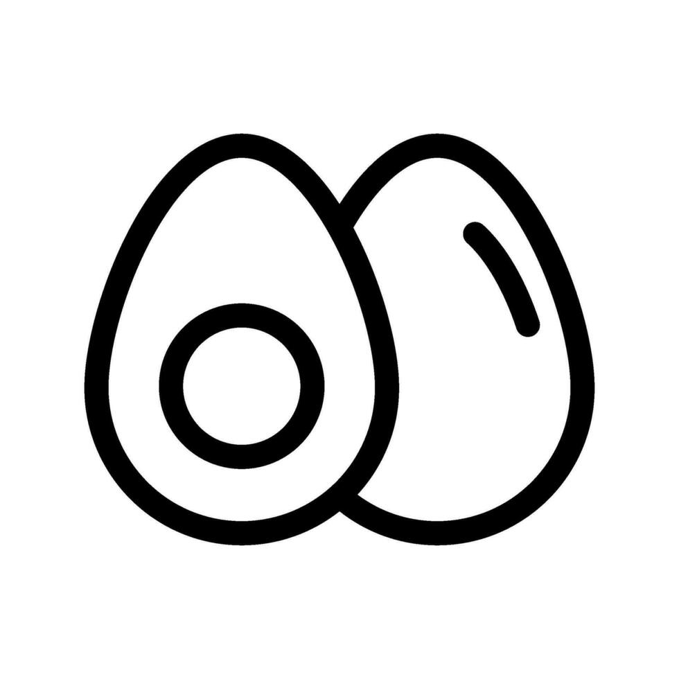 Oeuf icône vecteur symbole conception illustration