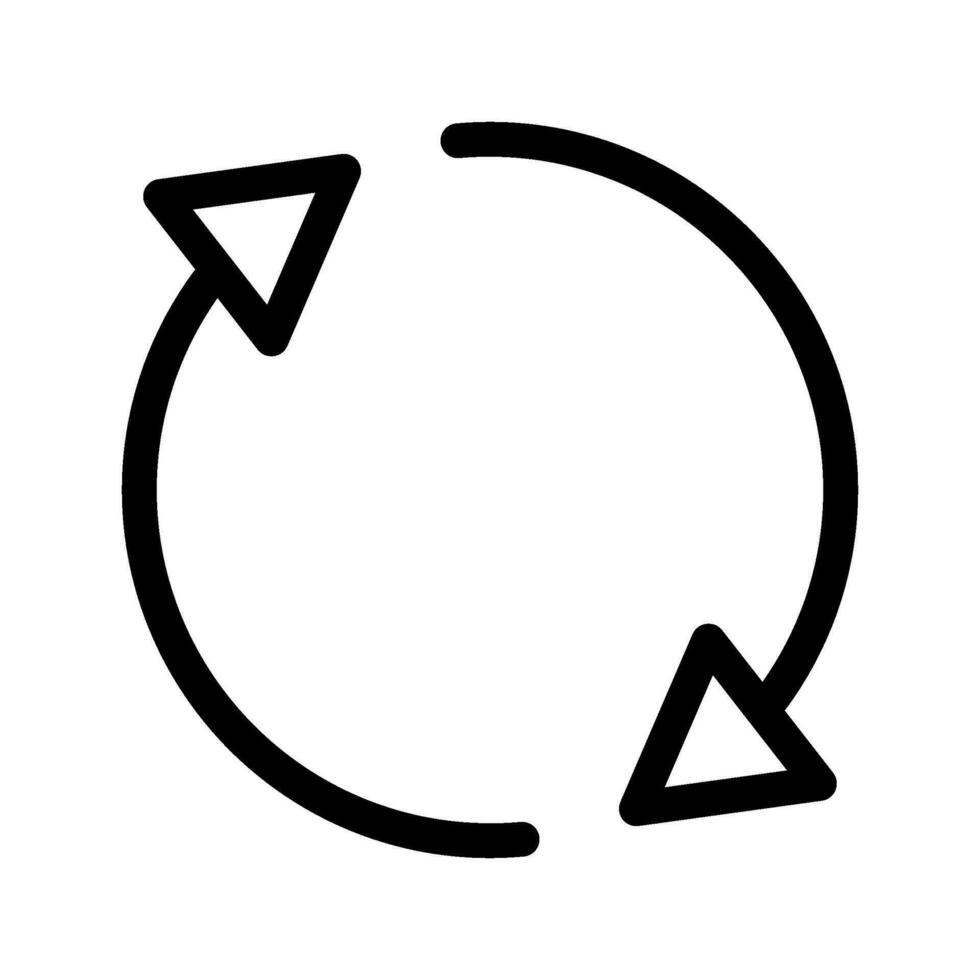 rafraîchir icône vecteur symbole conception illustration
