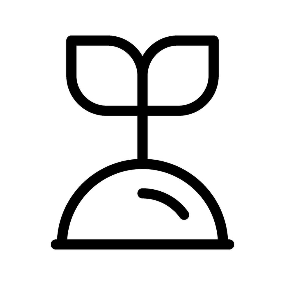germer icône vecteur symbole conception illustration