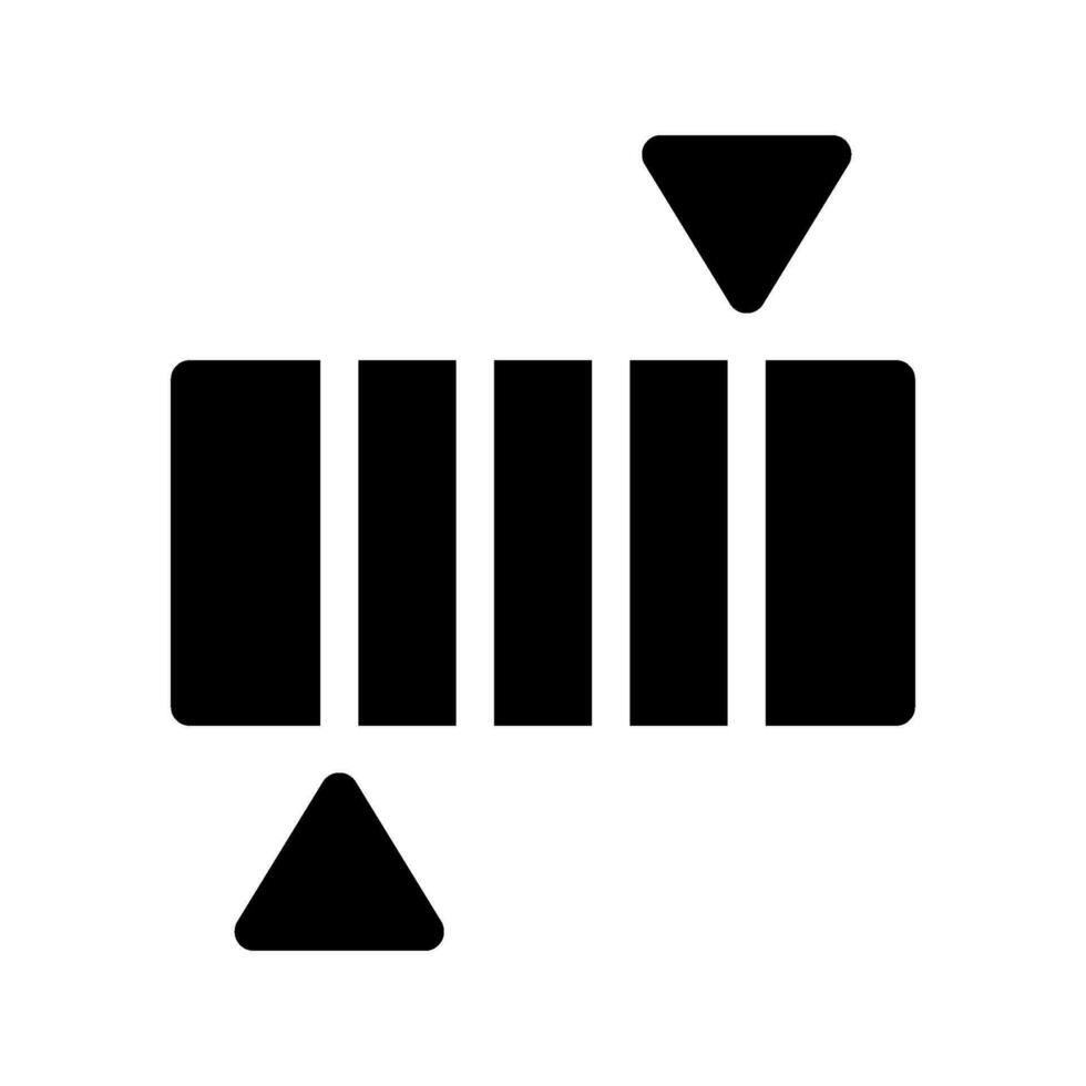 Couleur ajustement icône vecteur symbole conception illustration