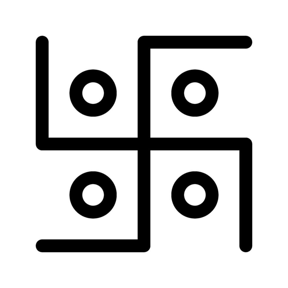 jaïnisme icône vecteur symbole conception illustration