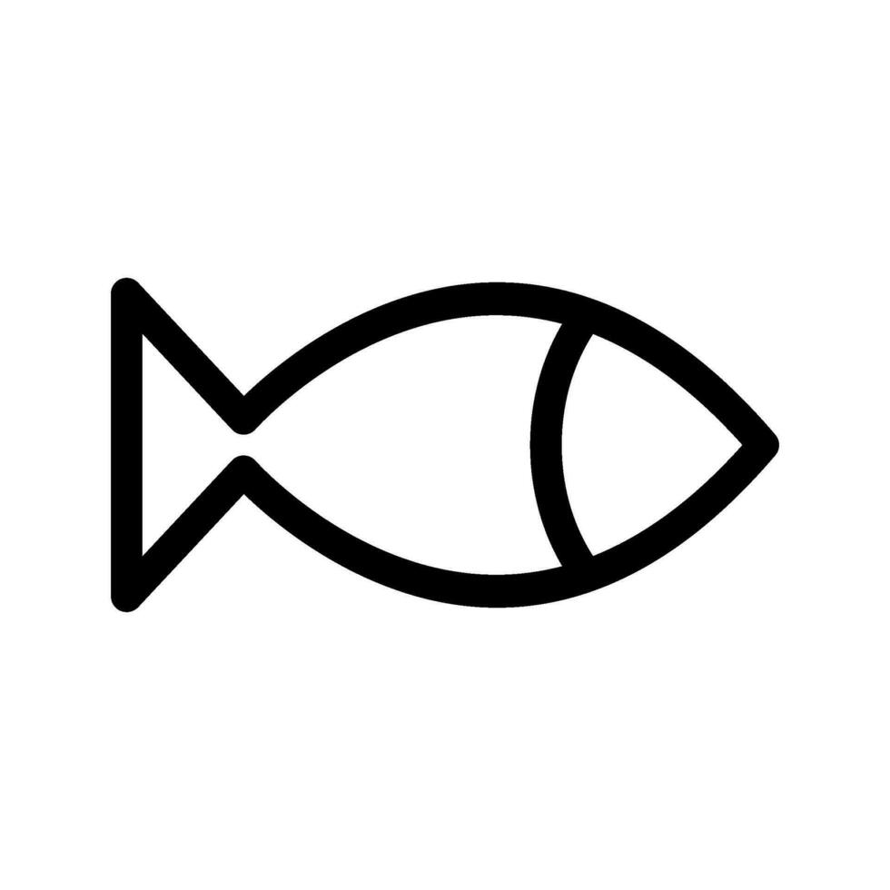 poisson icône vecteur symbole conception illustration