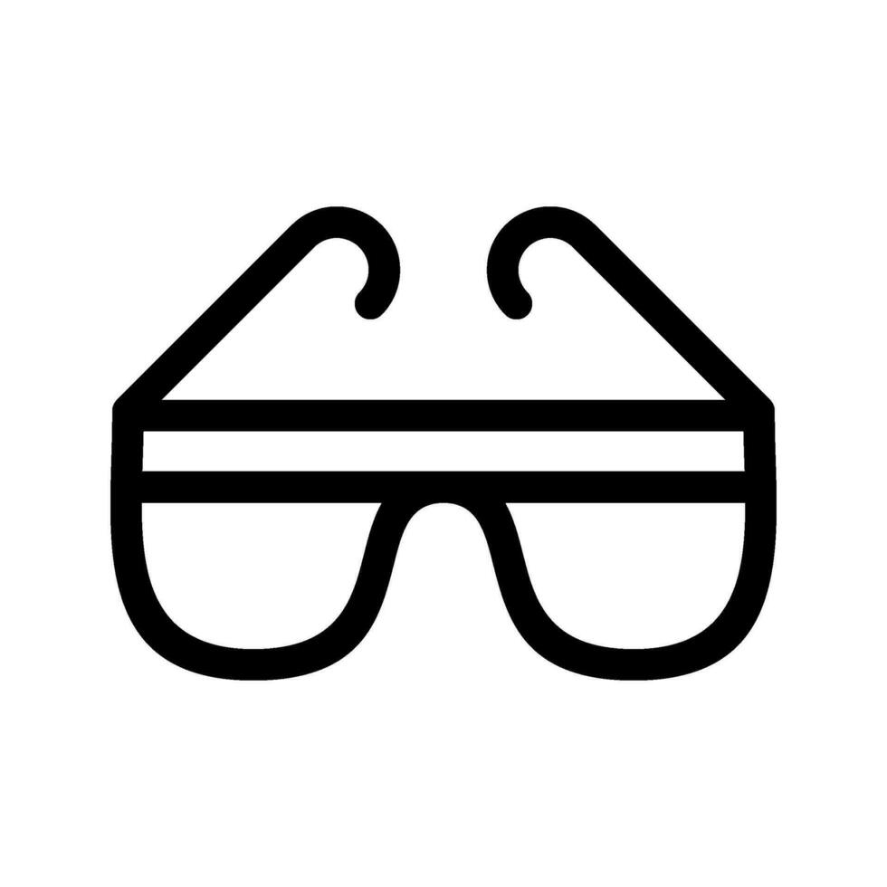 des lunettes de soleil icône vecteur symbole conception illustration