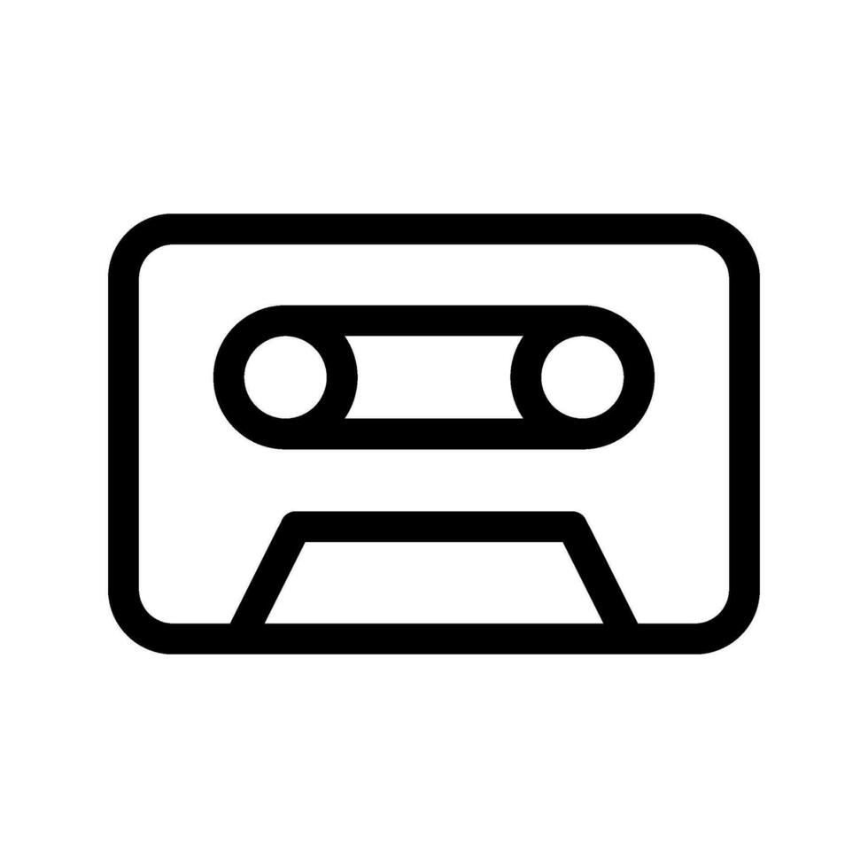 cassette icône vecteur symbole conception illustration