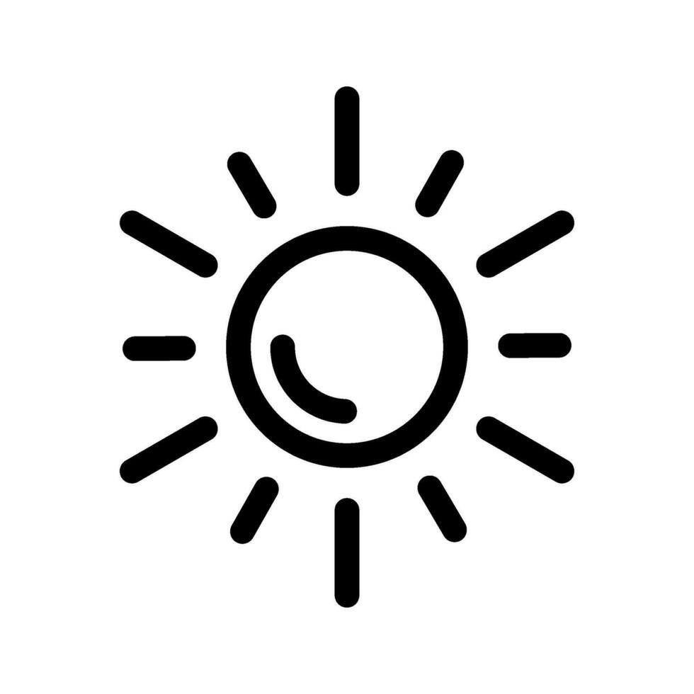 Soleil énergie icône vecteur symbole conception illustration