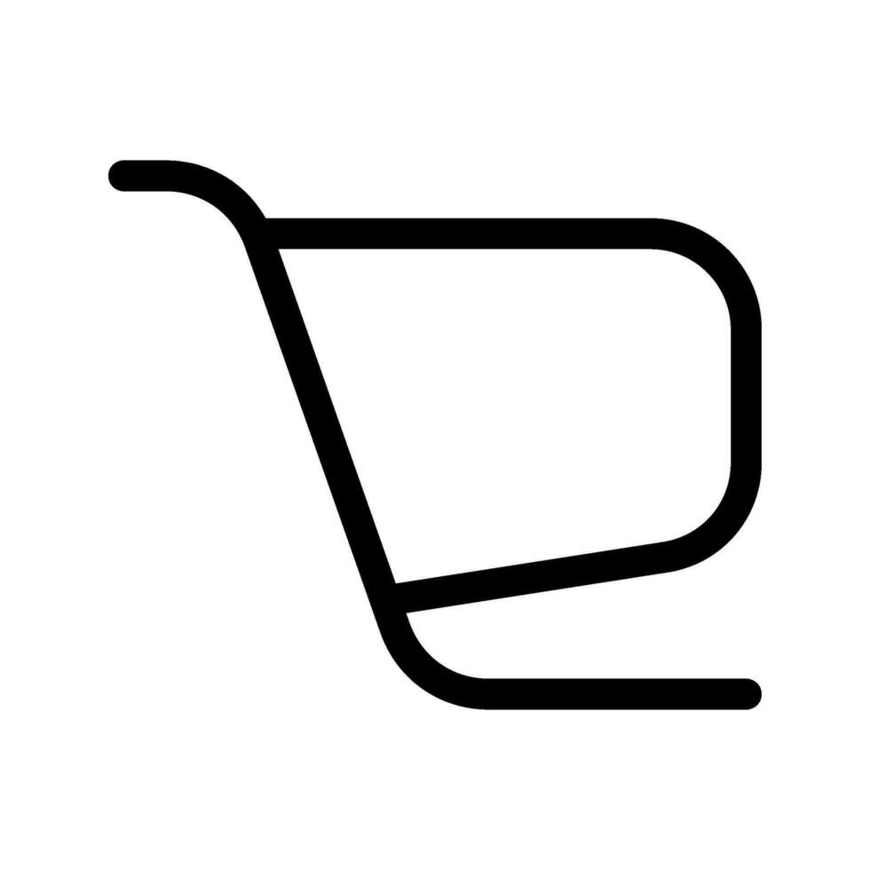 Chariot icône vecteur symbole conception illustration