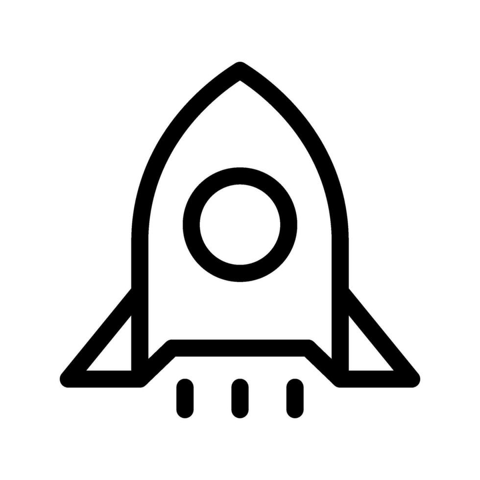 lancement icône vecteur symbole conception illustration