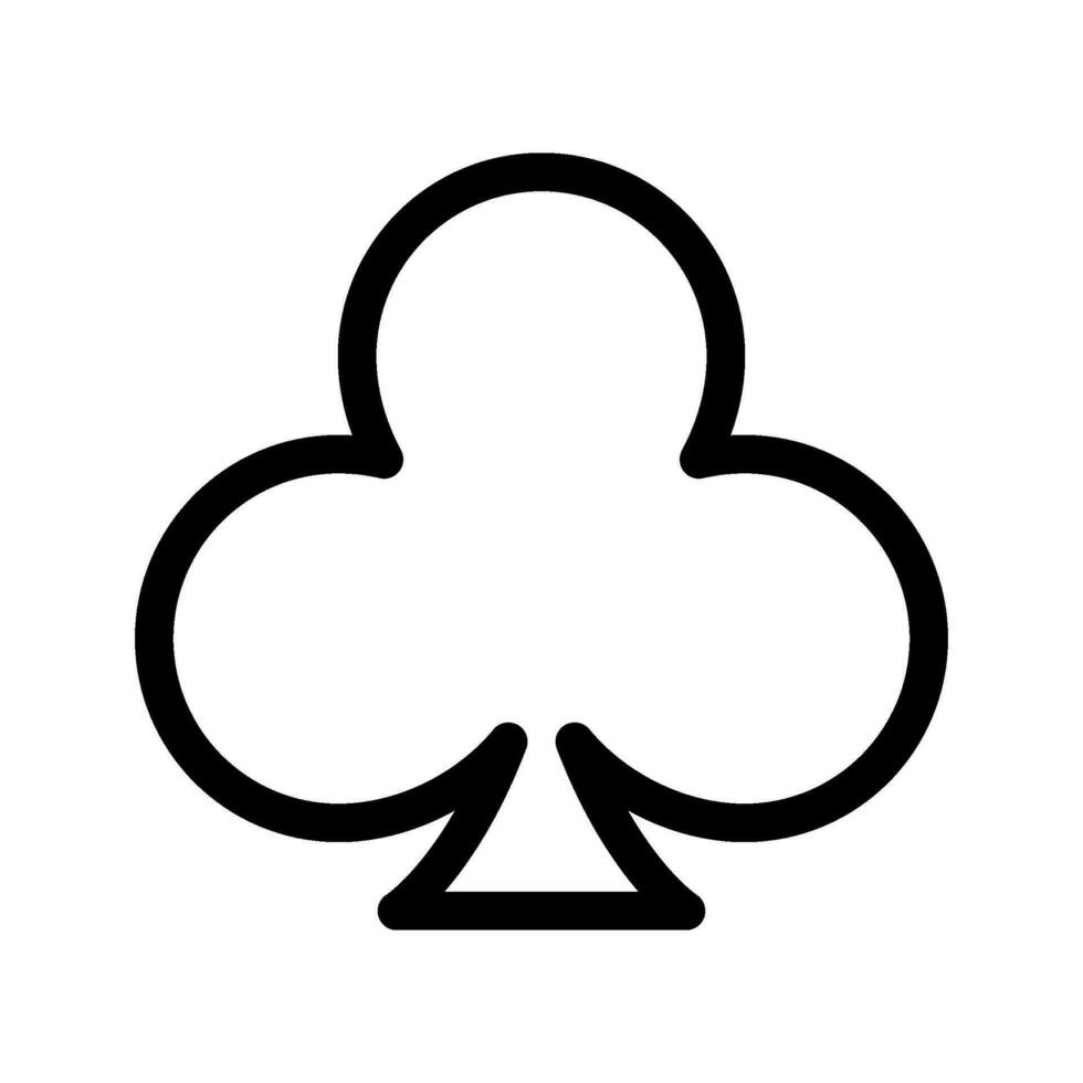 trèfles icône vecteur symbole conception illustration