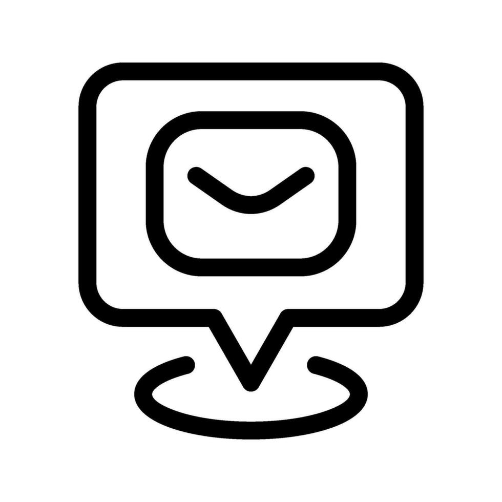 bavarder message icône vecteur symbole conception illustration