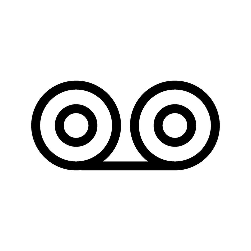 messagerie vocale icône vecteur symbole conception illustration